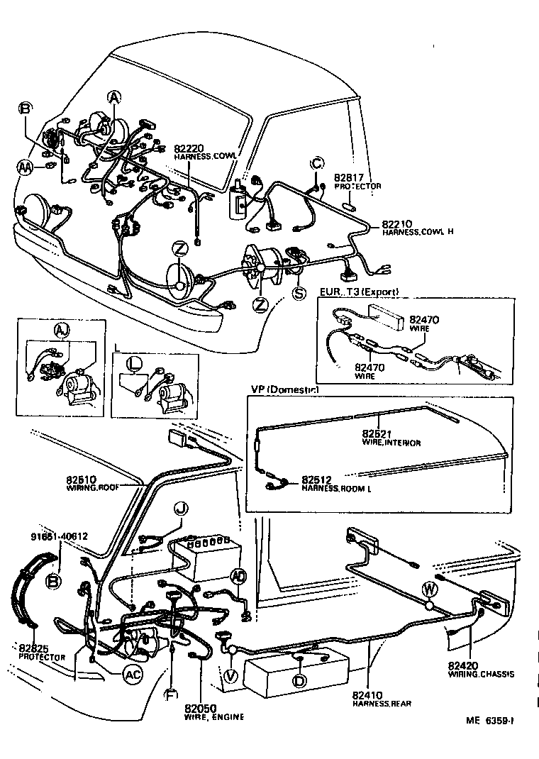 83712-95A00 PROTECTOR, WIRING HARNESS, NO.1 product image