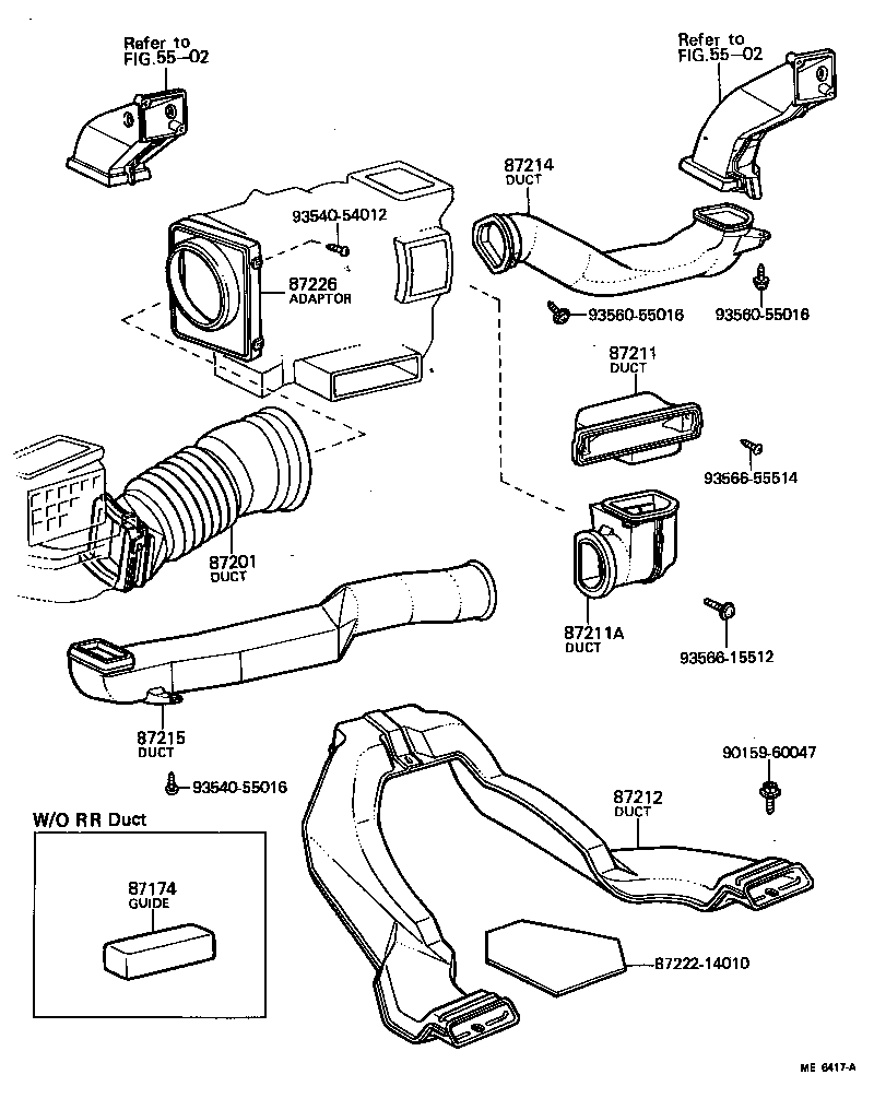 55907-14130 CABLE SUB-ASSY, HEATER CONTROL product image