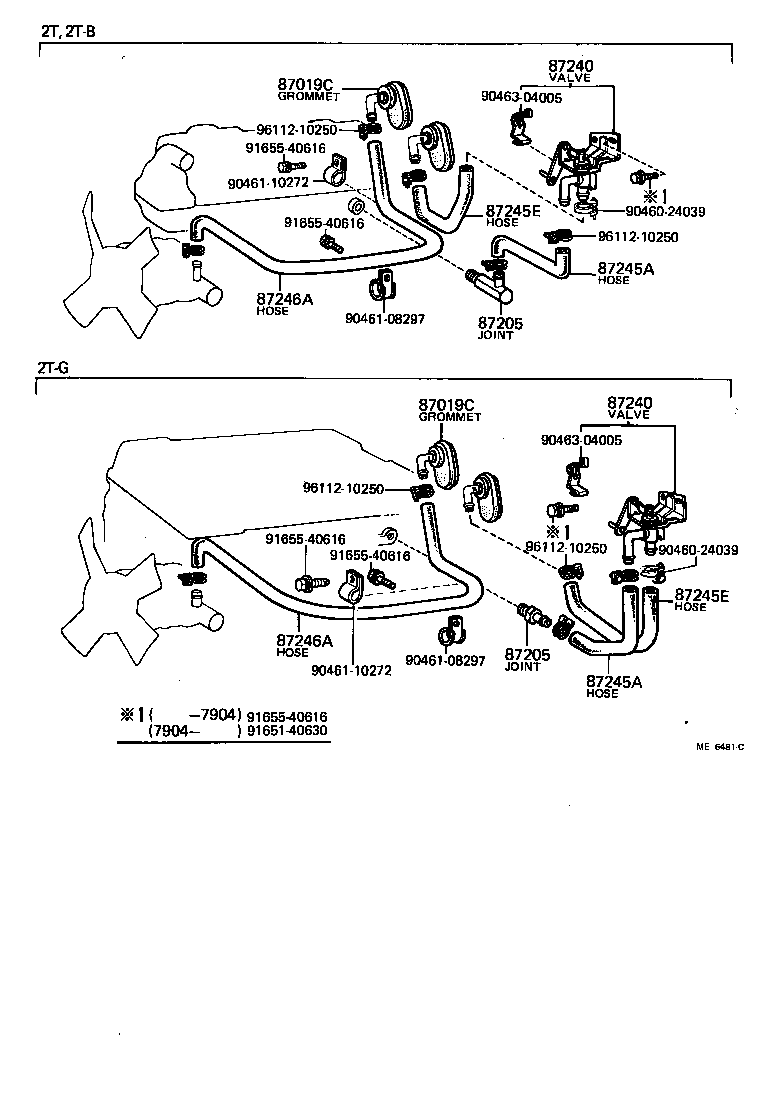 99552-30700 HOSE, HEATER WATER, OUTLET A product image