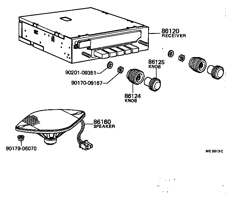 86100-22141 RADIO ASSY product image