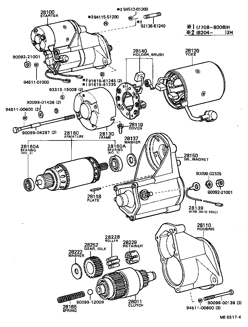 28100-47040 STARTER ASSY product image