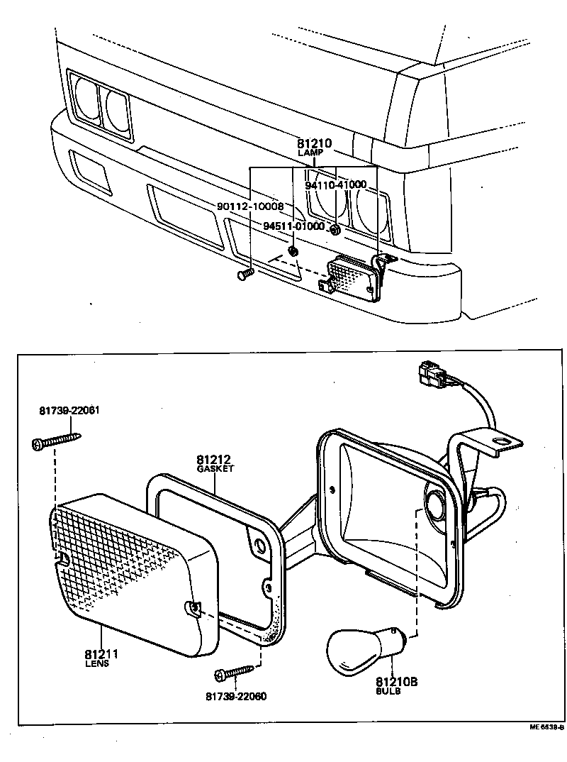 81211-95400 LENS, FOG LAMP product image