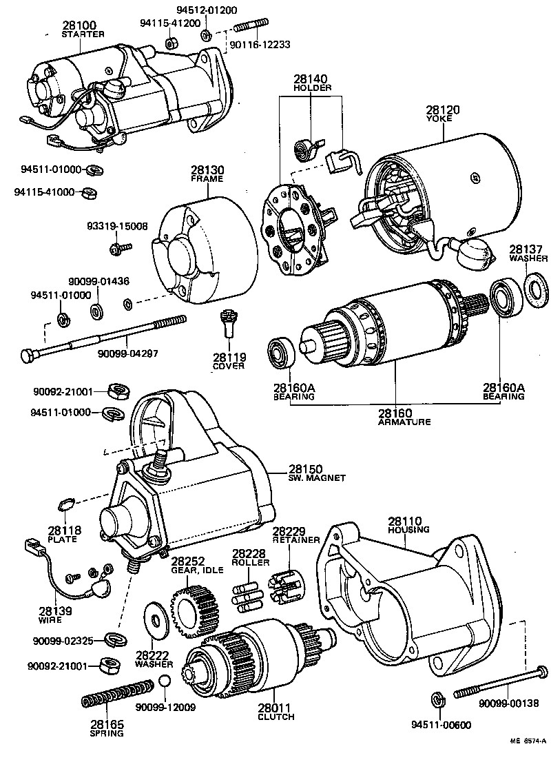 28114-46010 PIN, STARTER DRIVE LEVER SET product image
