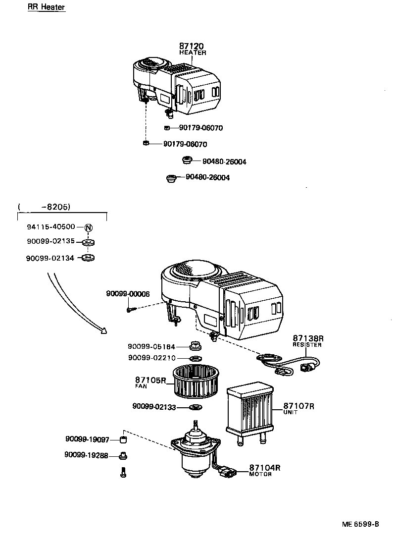 87110-95403 HEATER ASSY product image