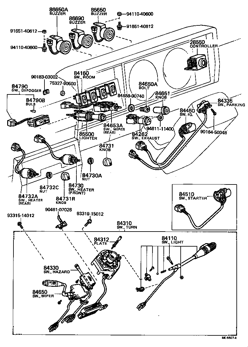 27679-57010 BRACKET, EXHAUST BRAKE(FOR SOLENOID) product image