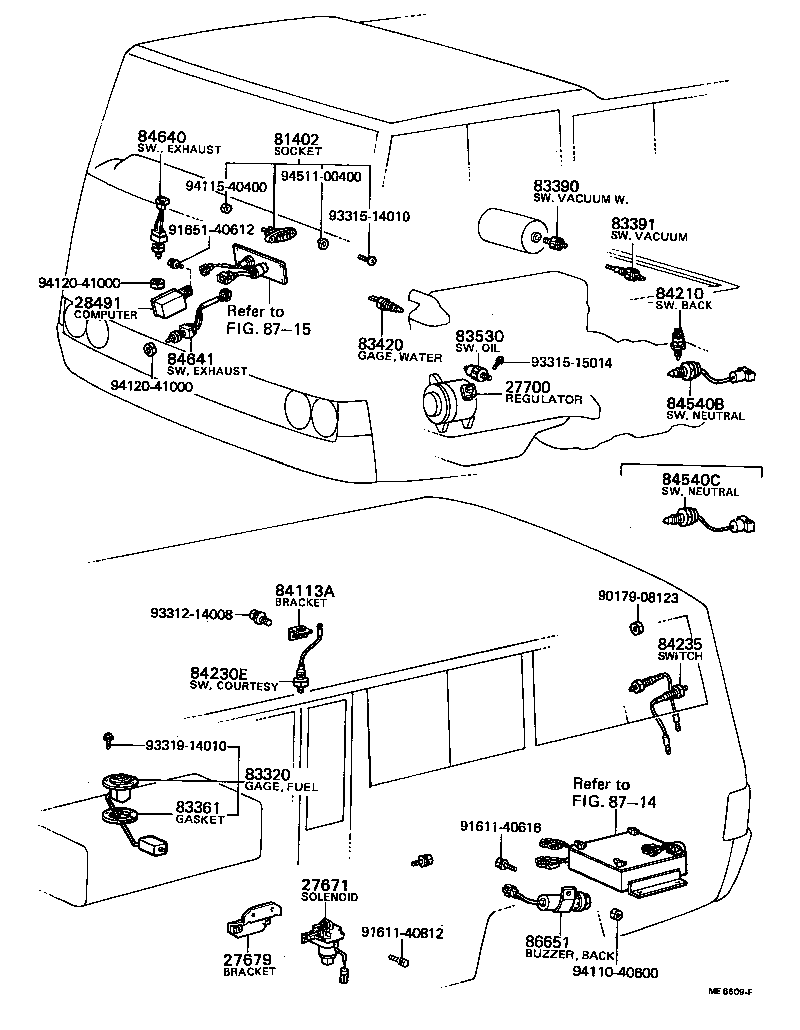 27679-57010 BRACKET, EXHAUST BRAKE(FOR SOLENOID) product image