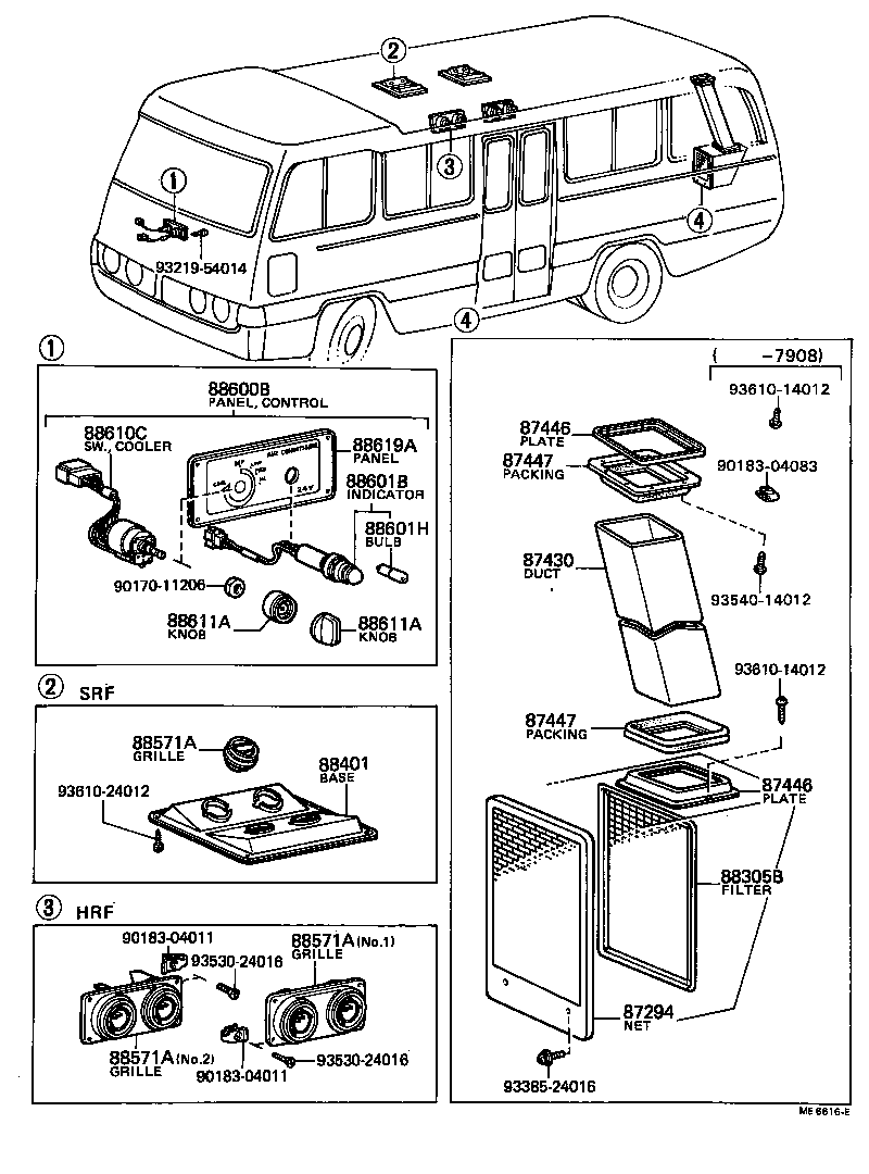 55910-36060 CONTROL ASSY, HEATER OR BOOST VENTILATOR product image