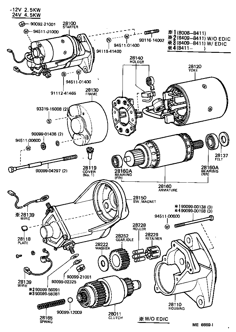 28150-47100 SWITCH ASSY, MAGNET STARTER product image