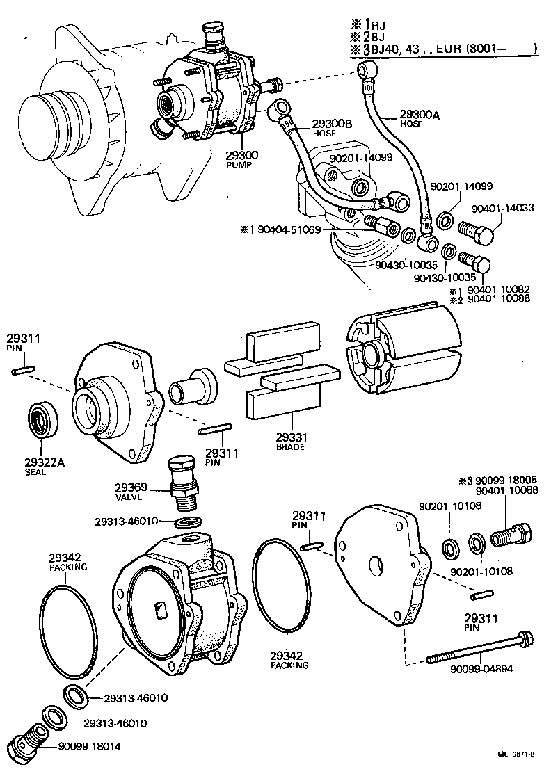 90923-02041 HOSE, VACUUM PUMP OIL INLET product image