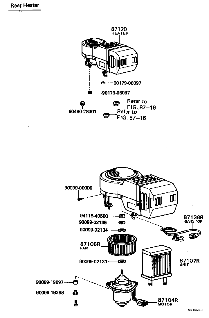 87138-36070 RESISTOR, HEATER BLOWER product image