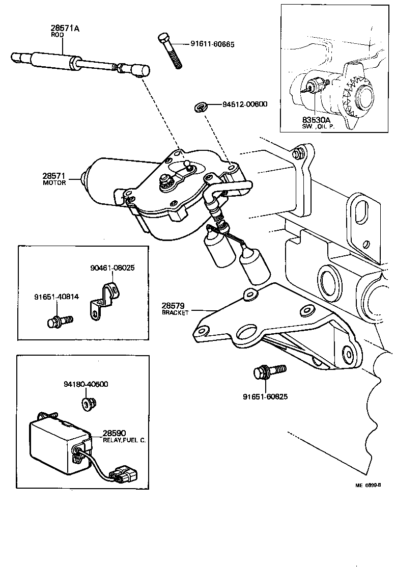 28571-56011 MOTOR, FUEL CONTROL product image