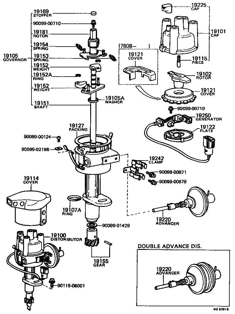 19127-25070 PACKING, DUST PROOF product image
