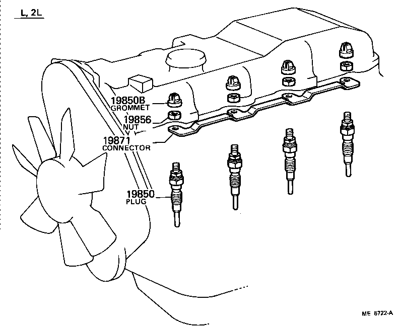 90189-06004 GROMMET, SCREW(FOR GLOW PLUG) product image