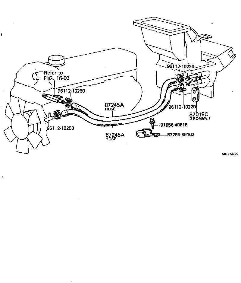 87251-20010 JOINT OR UNION, WATER HOSE THROUGH product image