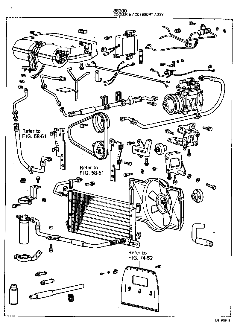 88300-95A08 COOLER & ACCESSORY ASSY product image