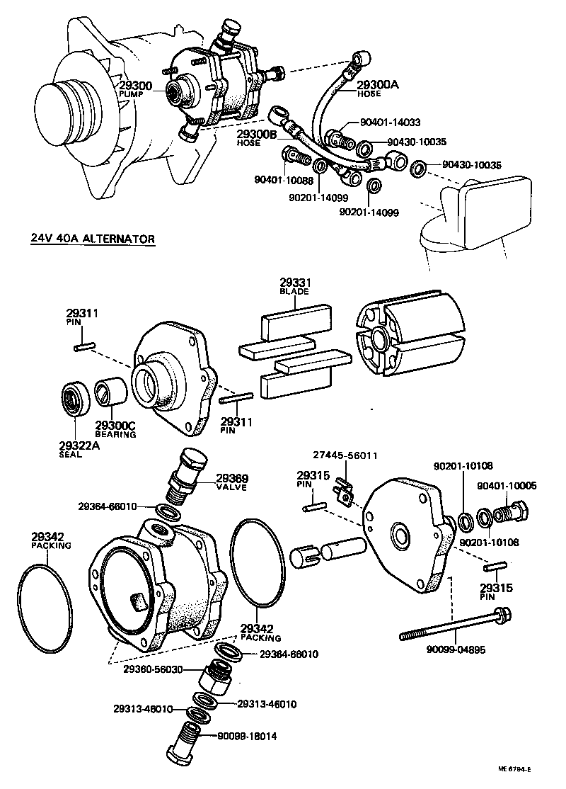 29300-56040 PUMP ASSY, VACUUM product image