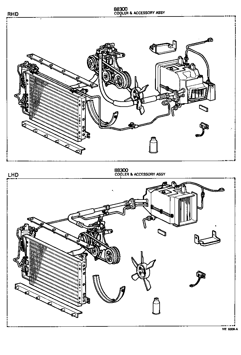 88300-14633 COOLER & ACCESSORY ASSY product image