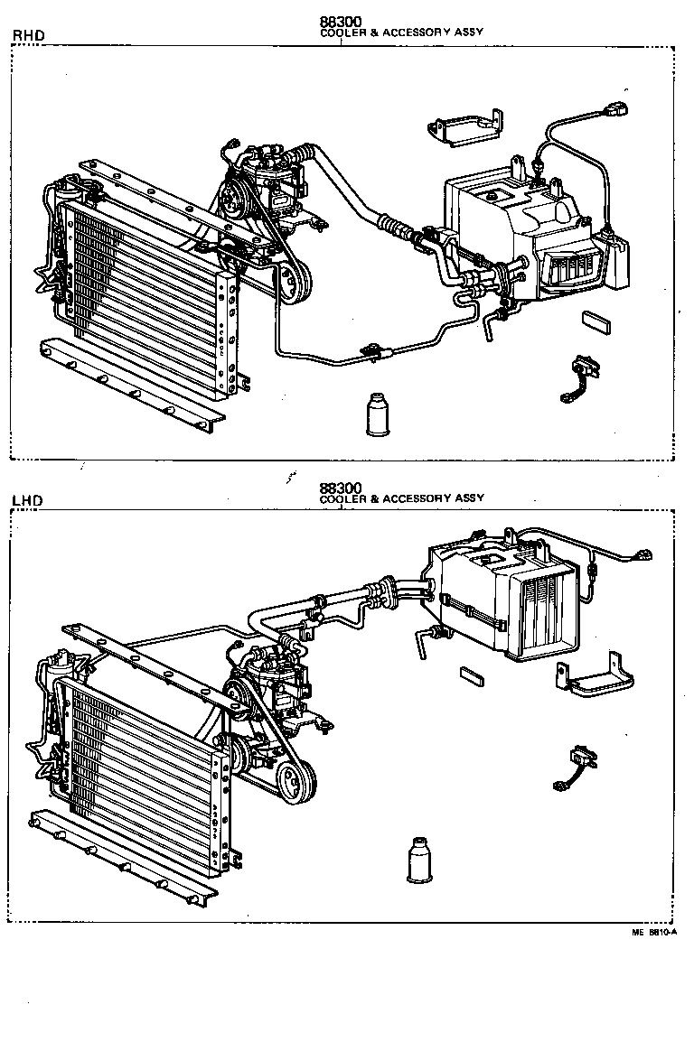 88300-14633 COOLER & ACCESSORY ASSY product image