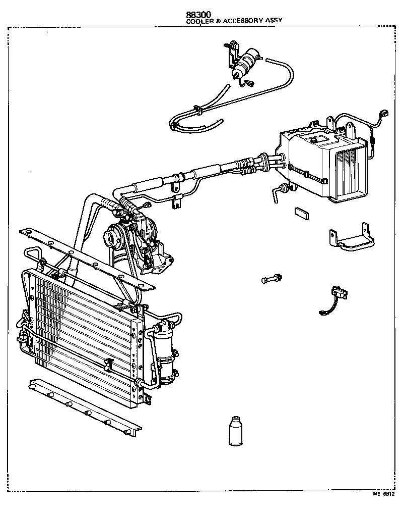 88300-1D481 COOLER & ACCESSORY ASSY product image