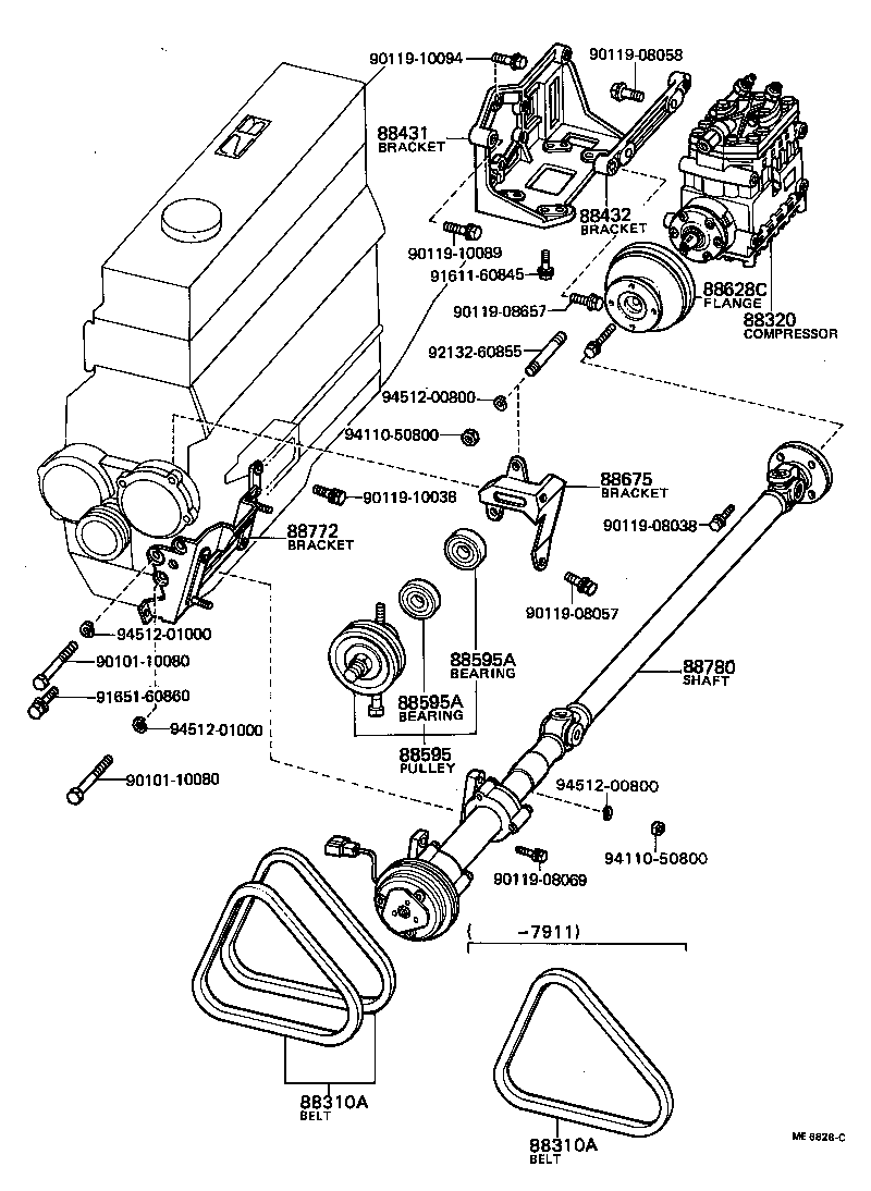 88305-36040 PLATE SUB-ASSY, COOLER COMPRESSOR VALVE product image