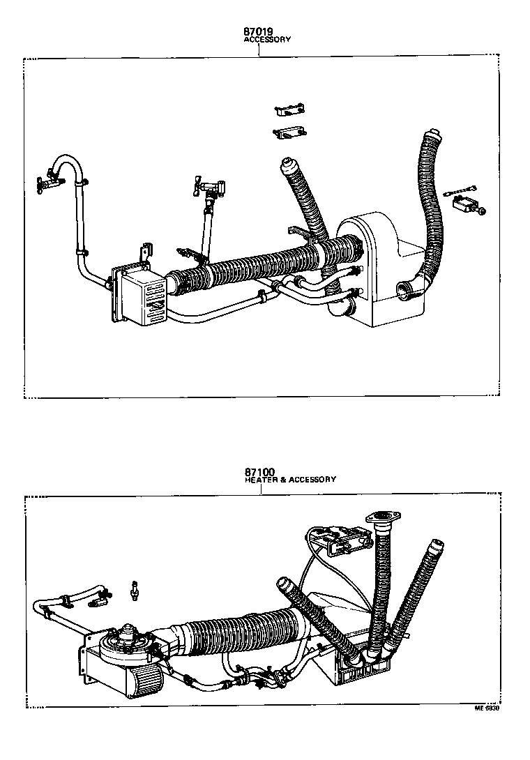 87200-55052 ACCESSORY SET, HEATER product image