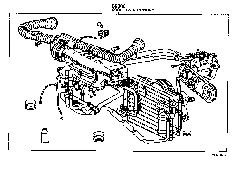 88300-95400 COOLER & ACCESSORY ASSY product image