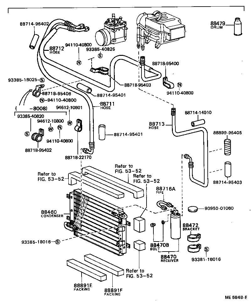 88460-95401 CONDENSER ASSY, COOLER product image