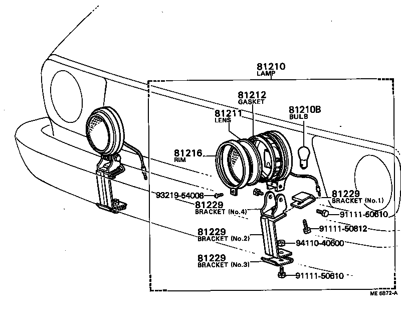 81210-87002 LAMP ASSY, FOG product image