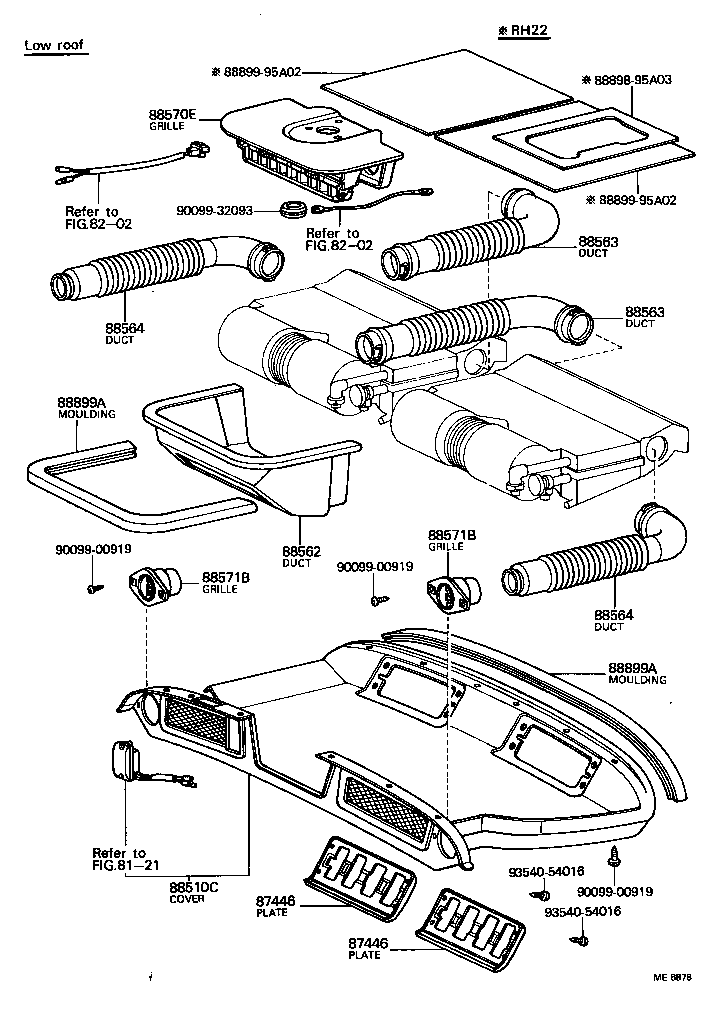 55902-95A02 CONTROL ASSY, HEATER OR BOOST VENTILATOR product image