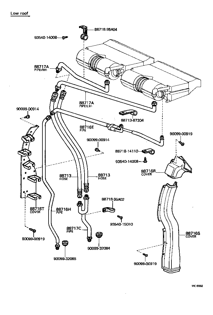 88453-95A00 FAN, COOLING (FOR CONDENSER) product image