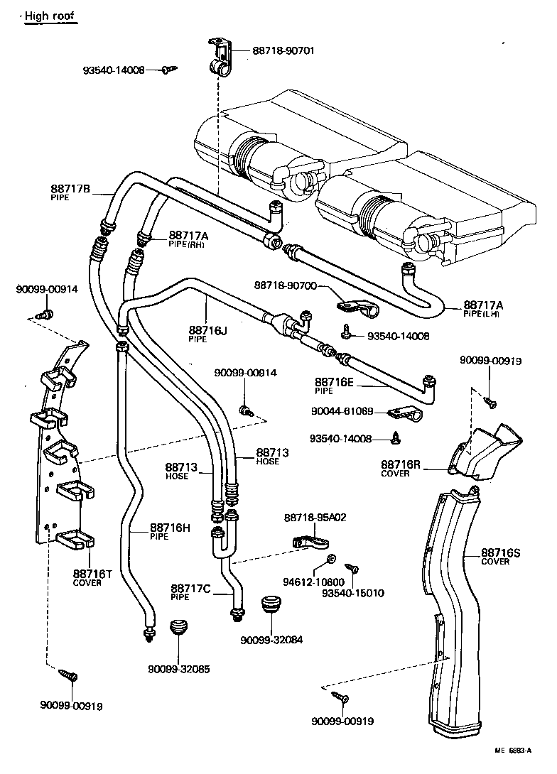 88453-95A00 FAN, COOLING (FOR CONDENSER) product image