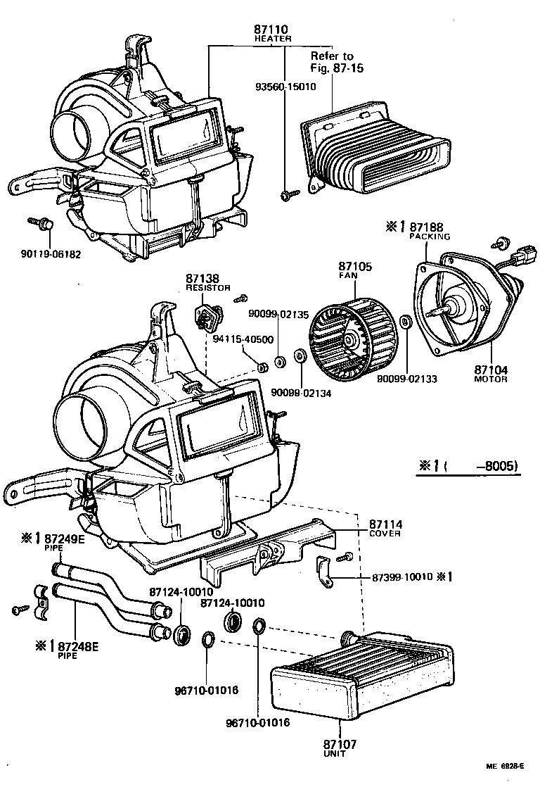 87110-10151 HEATER ASSY product image