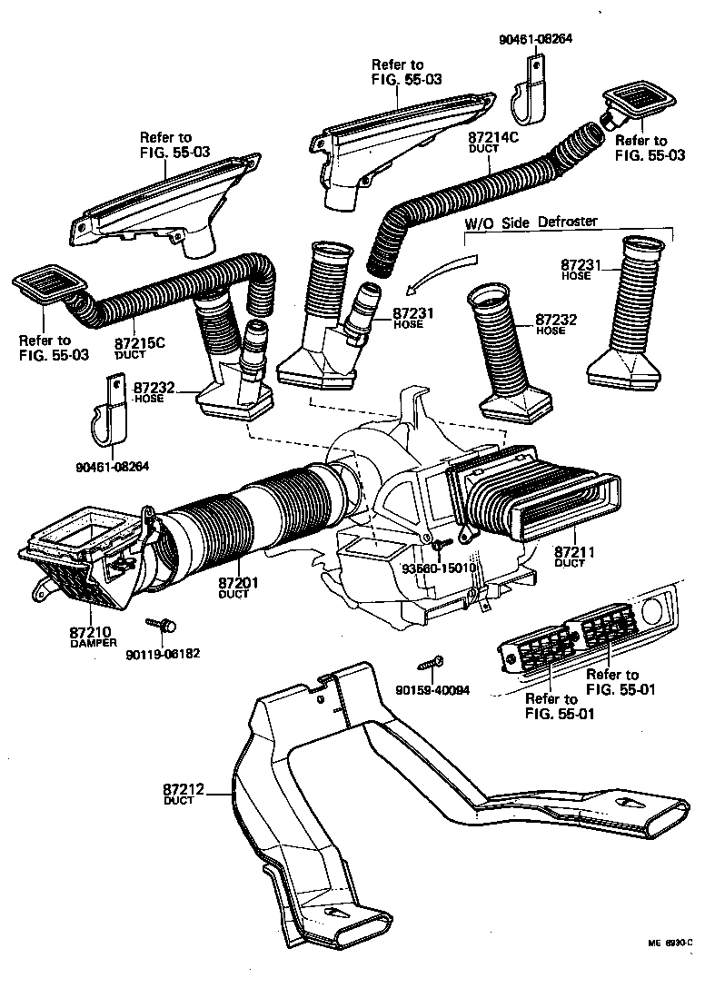 55907-10060 CABLE SUB-ASSY, WATER VALVE CONTROL product image