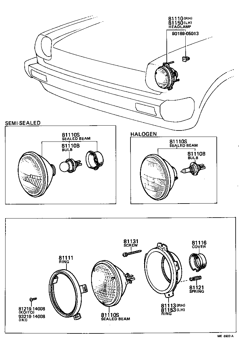 81110-10180 HEADLAMP ASSY, RH product image