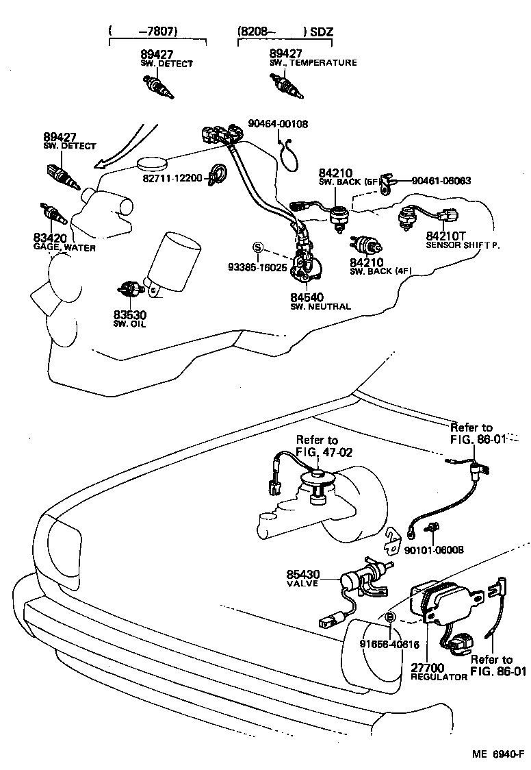 81980-22070 FLASHER ASSY, TURN SIGNAL product image