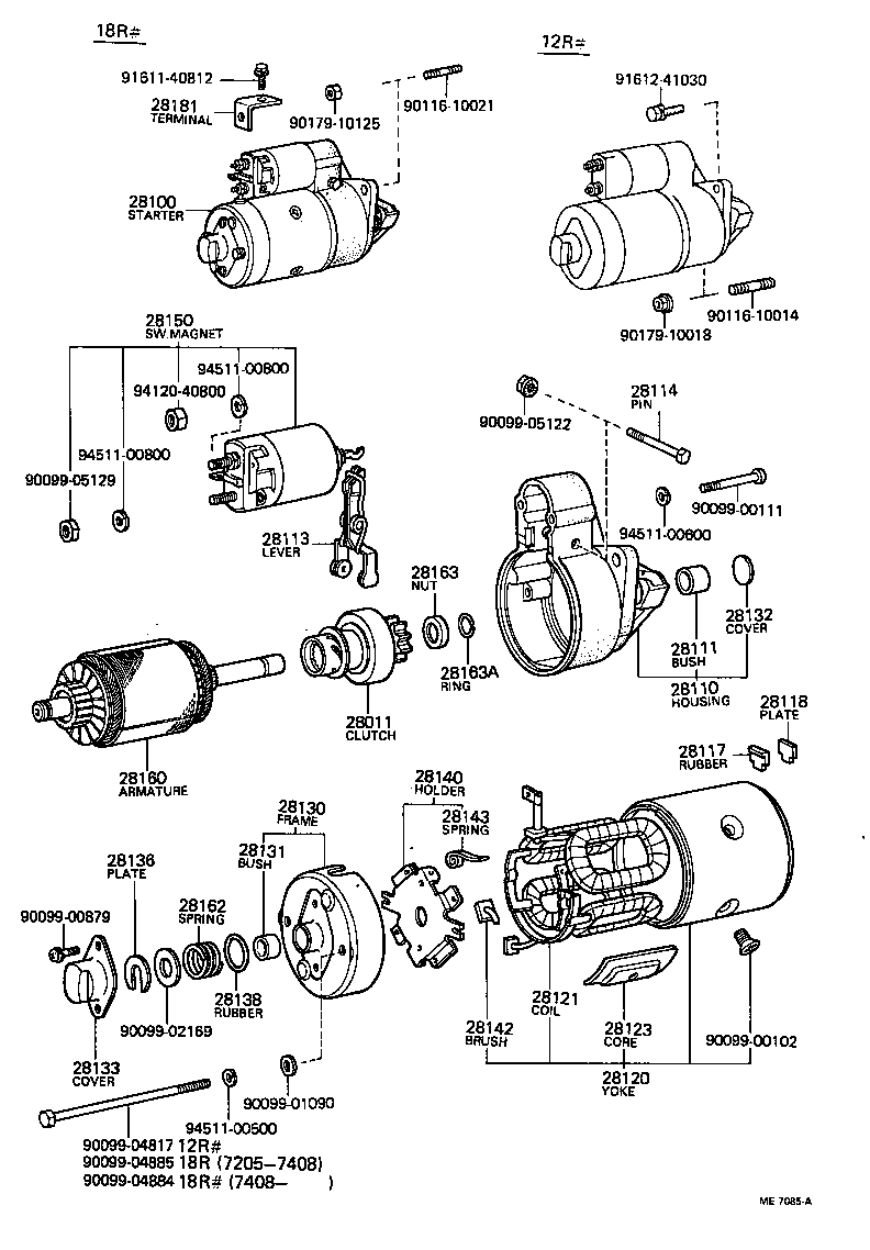 28150-23011 SWITCH ASSY, MAGNET STARTER product image