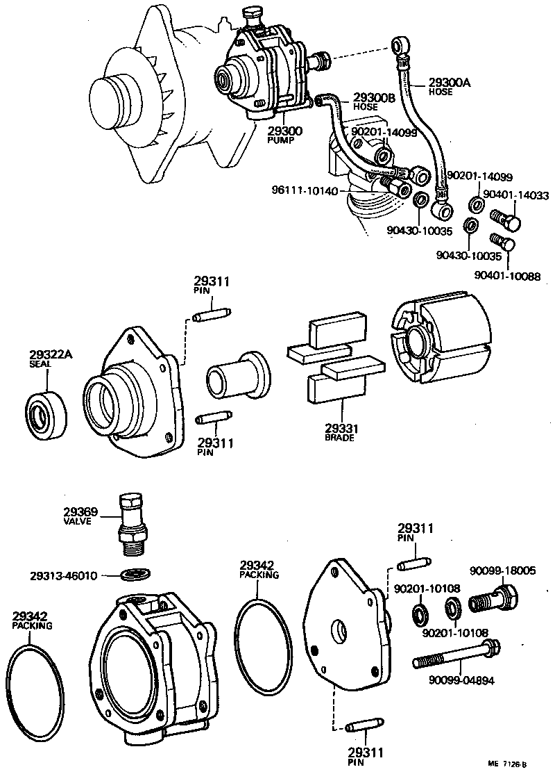 29300-56050 PUMP ASSY, VACUUM product image