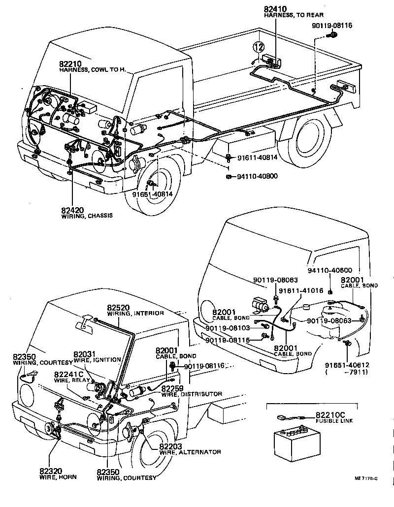 82991-87006 PROTECTOR, WIRING HARNESS, NO.2 product image