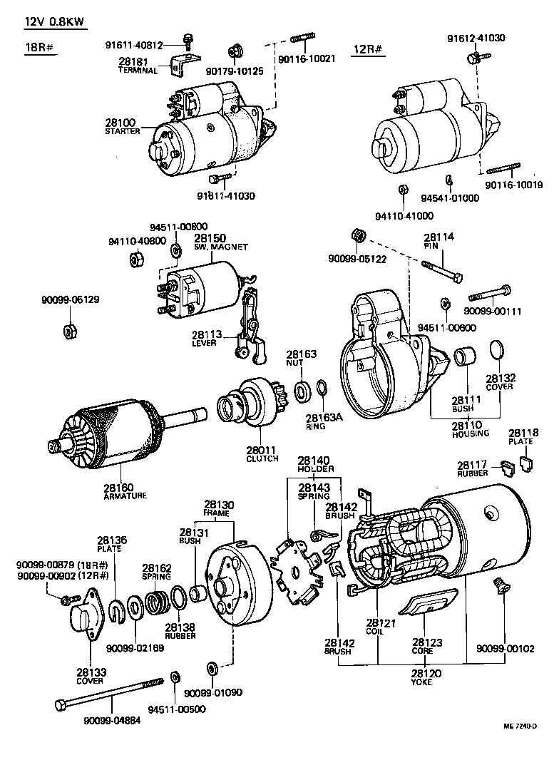 28100-54100 STARTER ASSY product image