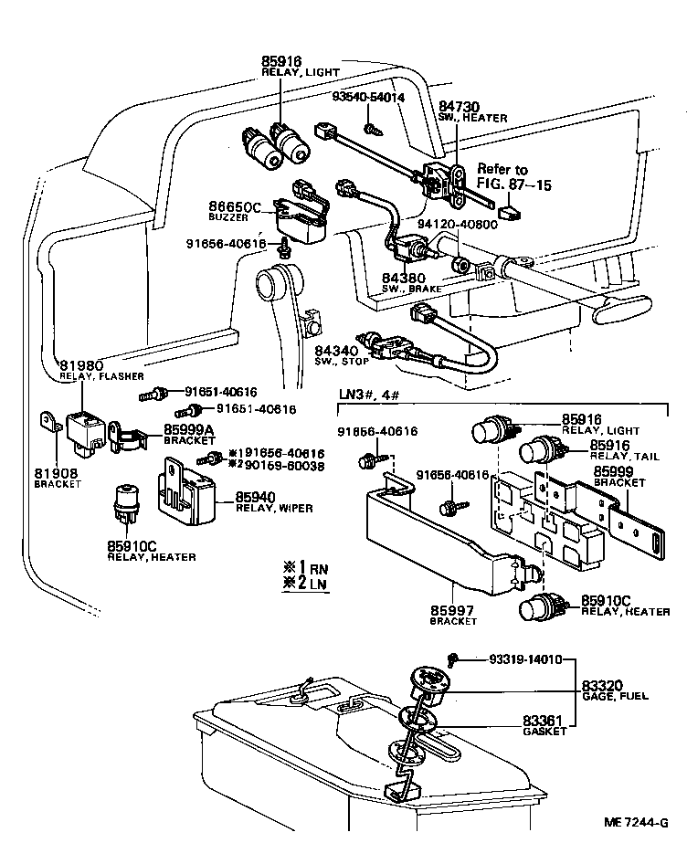 28300-54020 RELAY ASSY, STARTER product image