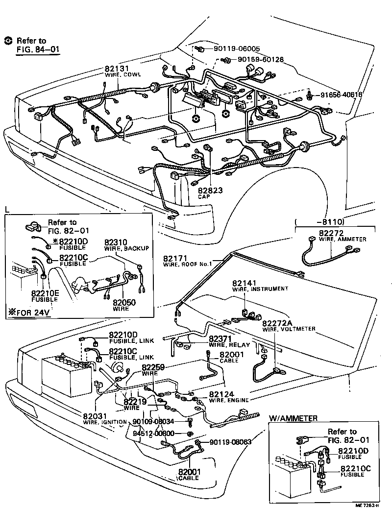 82121-89158 WIRE ASSY, ENGINE product image