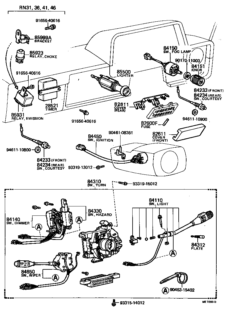 28300-54020 RELAY ASSY, STARTER product image