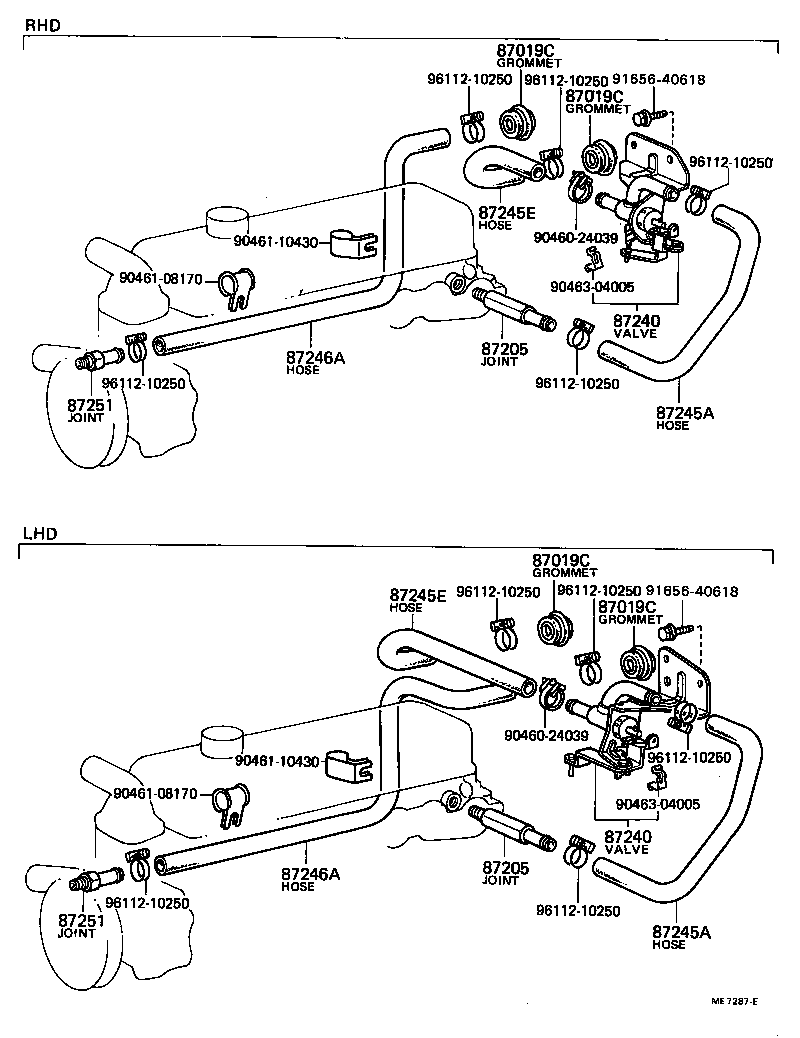 87240-89109 VALVE ASSY, HEATER WATER product image