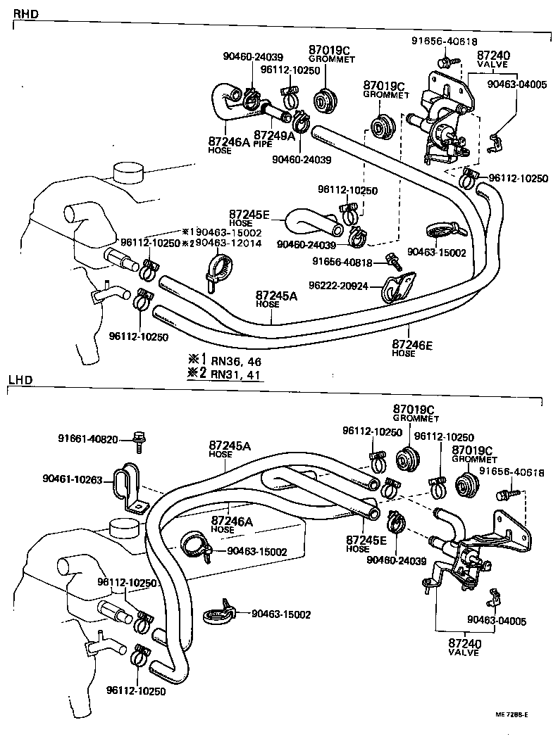 87240-89109 VALVE ASSY, HEATER WATER product image
