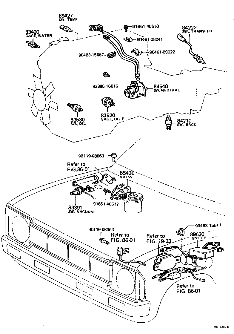 Toyota 28621-54031 RESISTOR, GLOW PLUG