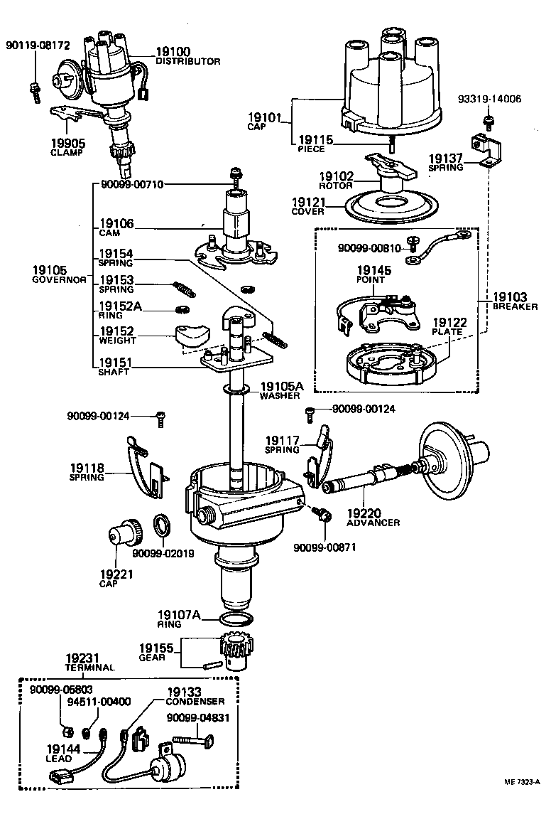 19195-31031 GEAR, SPIRAL, DISTRIBUTOR product image