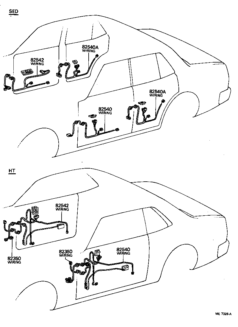 82817-22190 PROTECTOR, WIRING HARNESS, NO.1 product image