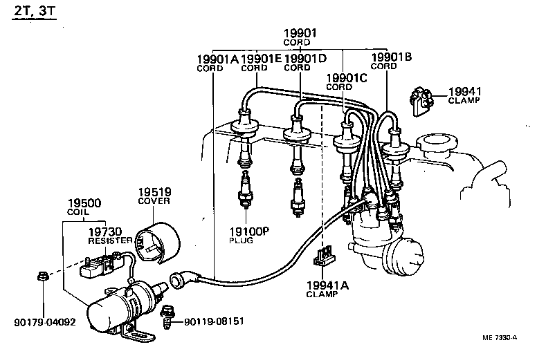 90919-01100 PLUG, SPARK product image