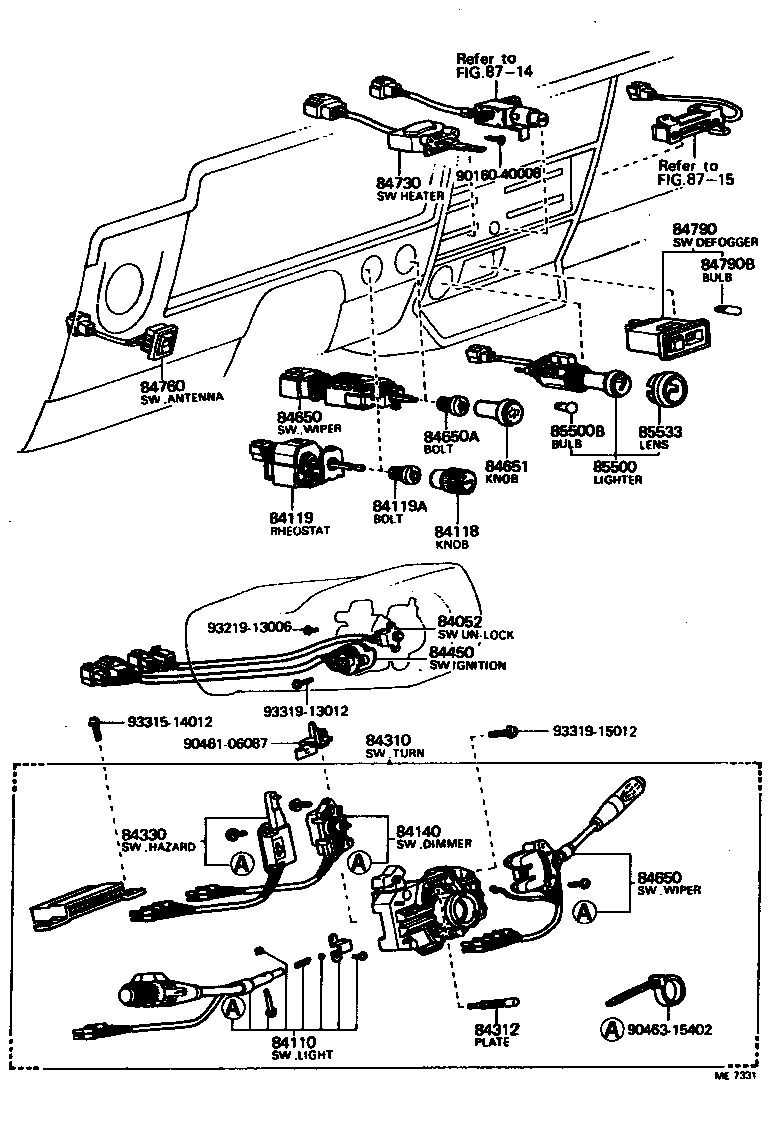 89437-22050 COVER, SENSOR product image