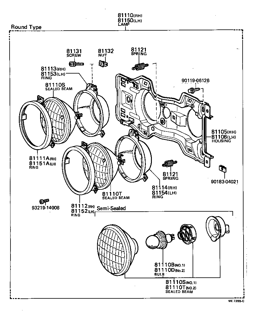 81150-29786 HEADLAMP ASSY, LH product image